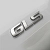 Emblema di auto addominali cromate premium 
