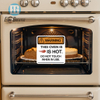 Adesivo di avvertimento del forno