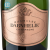 Etichetta di vino in bottiglia di champagne in metallo