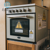 Adesivo di avvertimento del forno